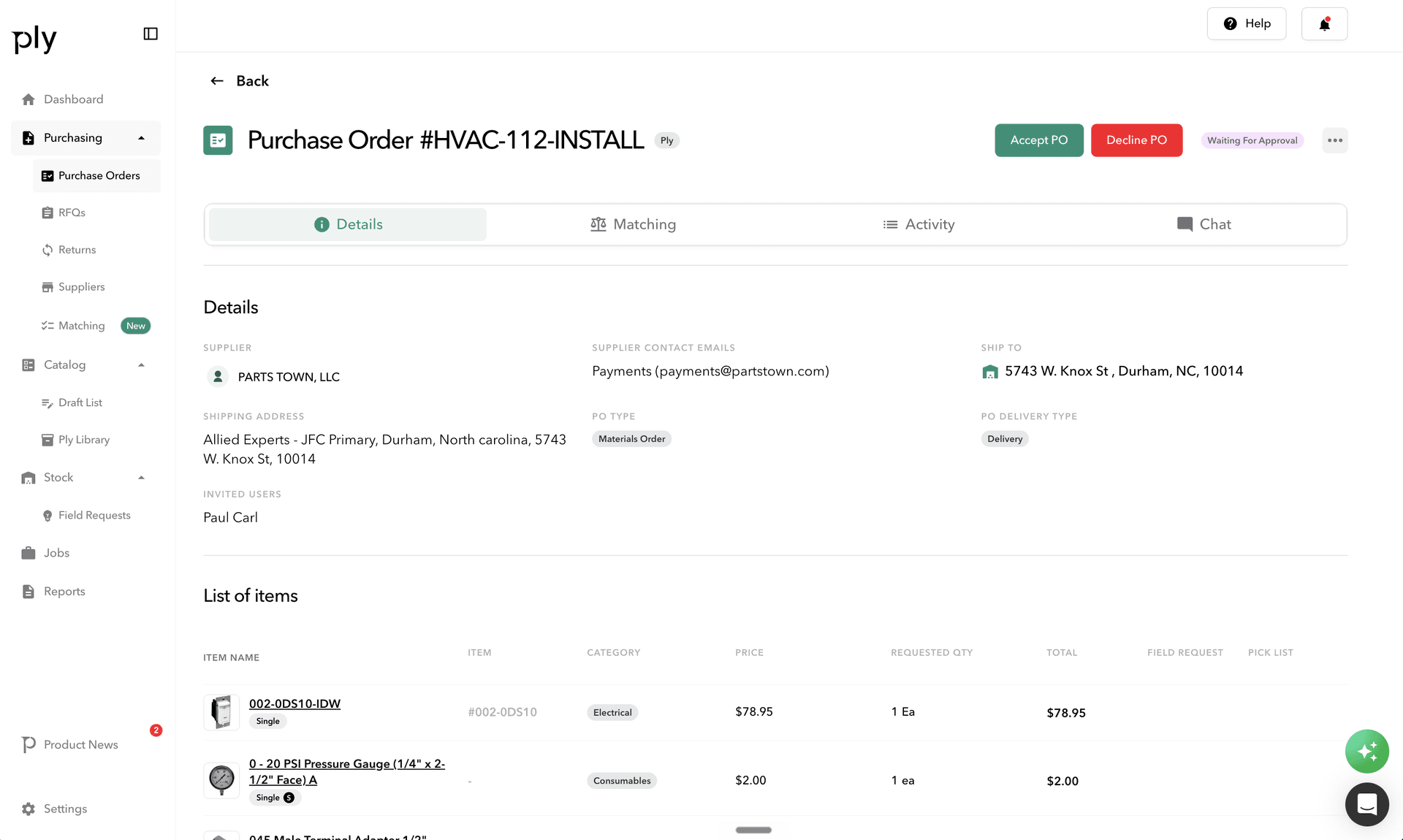 Lock & security parts purchasing — high-SKU lifecycle management
